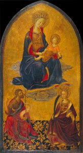 Adoration of the Virgin and Child by Saint John the Baptist and Saint Catherine